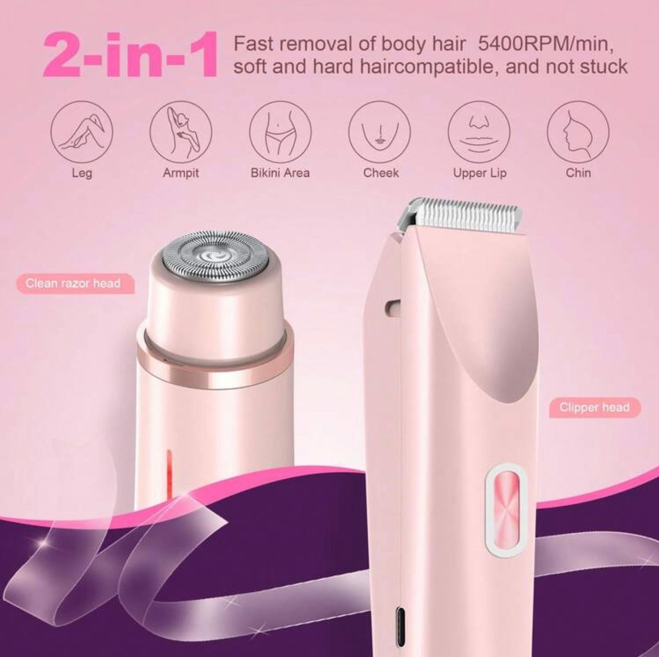 Dual Shaver/Bikini Trimmer